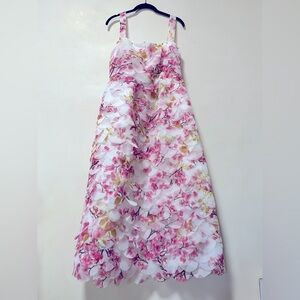 Cynthia Rowley Organza Cherry Blossom Midi